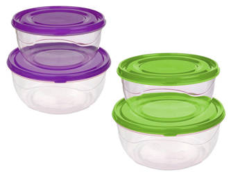 Multifunctional Set of Soft&Lock Food Containers - 850ml & 1400ml