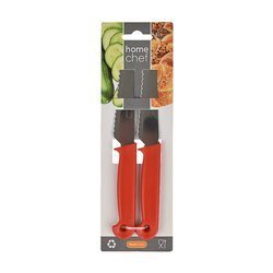 Solinger Breakfast Knife with Red Handle (Set of 2)