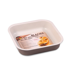 Square Baking Pan Caffe Creme SNB 26x26 cm - Non-Stick and Versatile