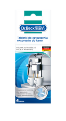 Dr. Beckmann Kaffeemaschinenreinigungstabletten, 6 Stück.