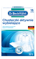 Dr.Beckmann Відбілюючі Серветки – Активна Білизна для Ваших Речей, 15 шт.