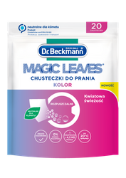 Доктор Beckmann Magic Leaves – Чарівні Серветки для Пральних Кольорів, 20 шт.