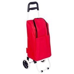 Wózek na zakupy z torbą termiczną 25 l czerwony