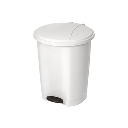 Білий кошик для сміття 18 л з педаллю - Елегантний і практичний