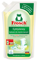 Frosch Лимонний Бальзам для Миття Посуду - 1000ml Пакет
